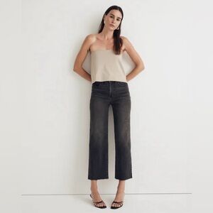 Madewell Jeans The Perfect Vintage Wide-Leg Crop Jean